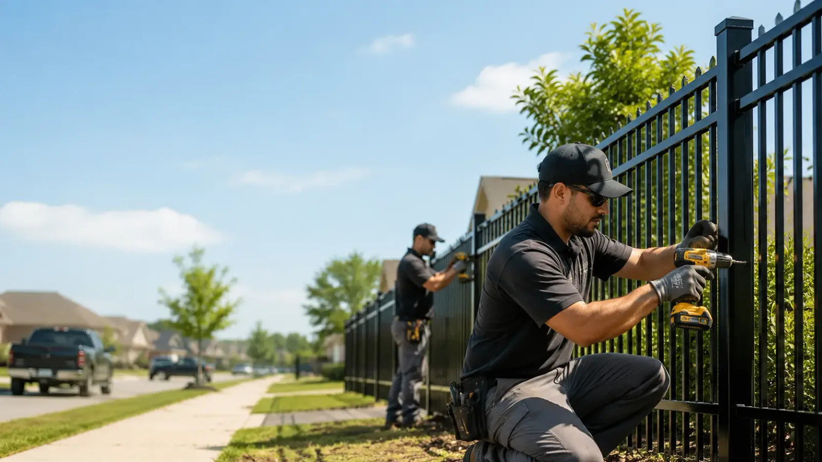 Metal Fence Installation in Three Rivers, TX